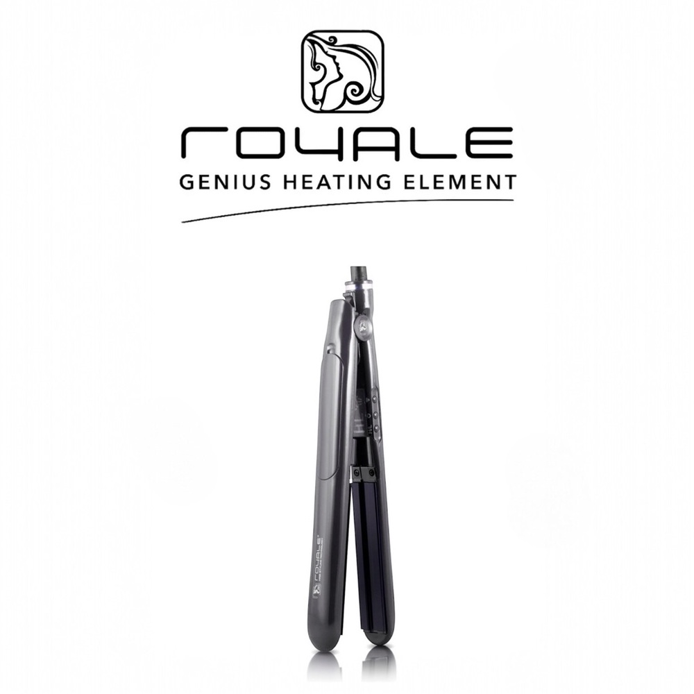 Ceramic Tourmaline Vapor Styling BLACK Flat Iron with Argan Infusion Oil - Picture 3 of 8